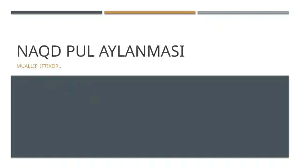 Naqd pul aylanmasi