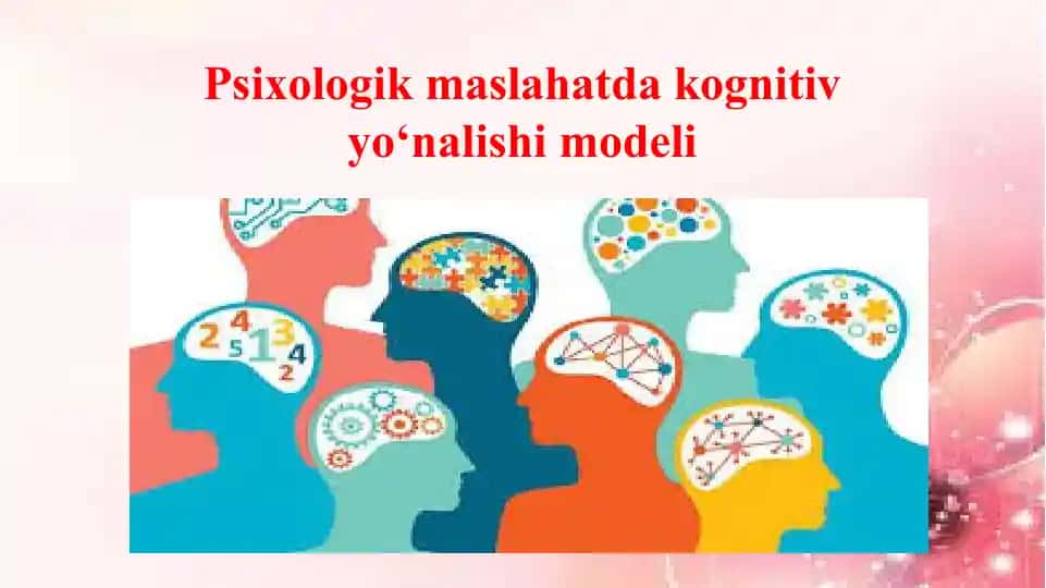 Psixologik maslahatda kognitiv yo‘nalish modeli