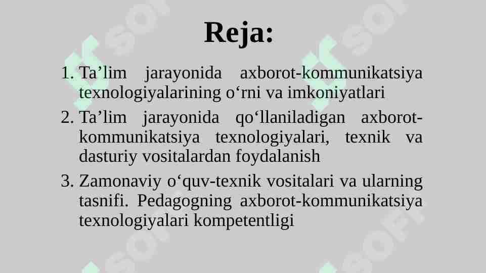 Taʼlim jarayonida axborot kommunikatsiya texnologiyalari oʻrni