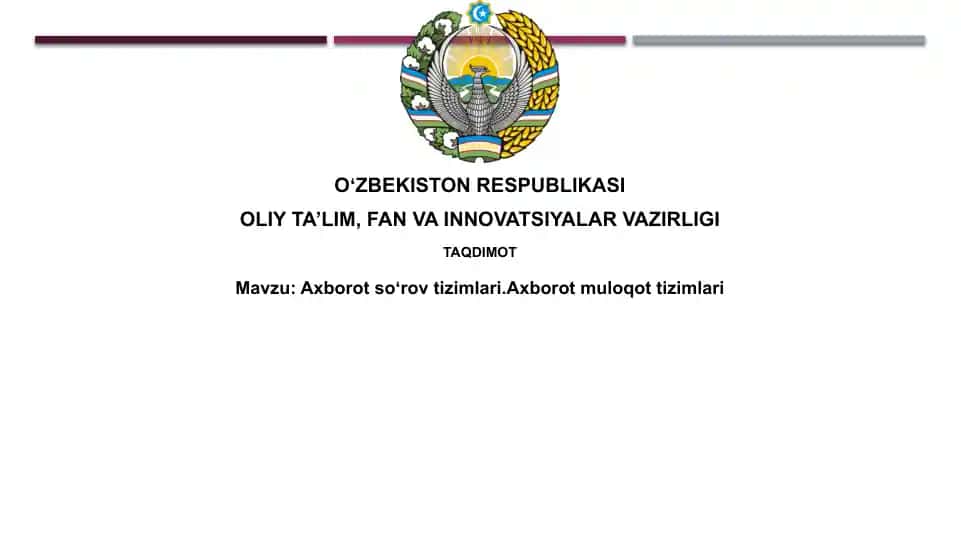 Axborot qidiruv tizimlari