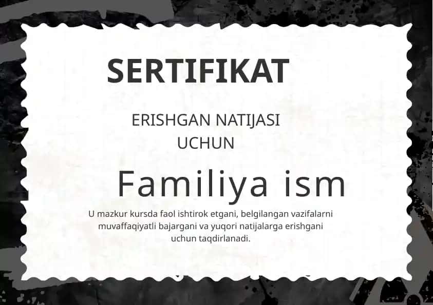 SERTIFIKAT