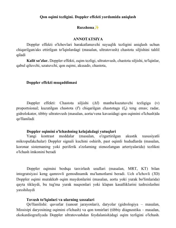 Doppler effekti