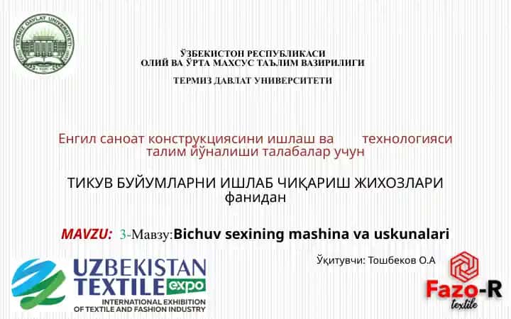 Bichuvsexiningmashinavauskunalari