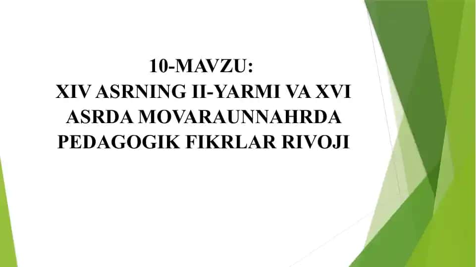 Abdurahmon Jomiyning pedagogik fikrlari