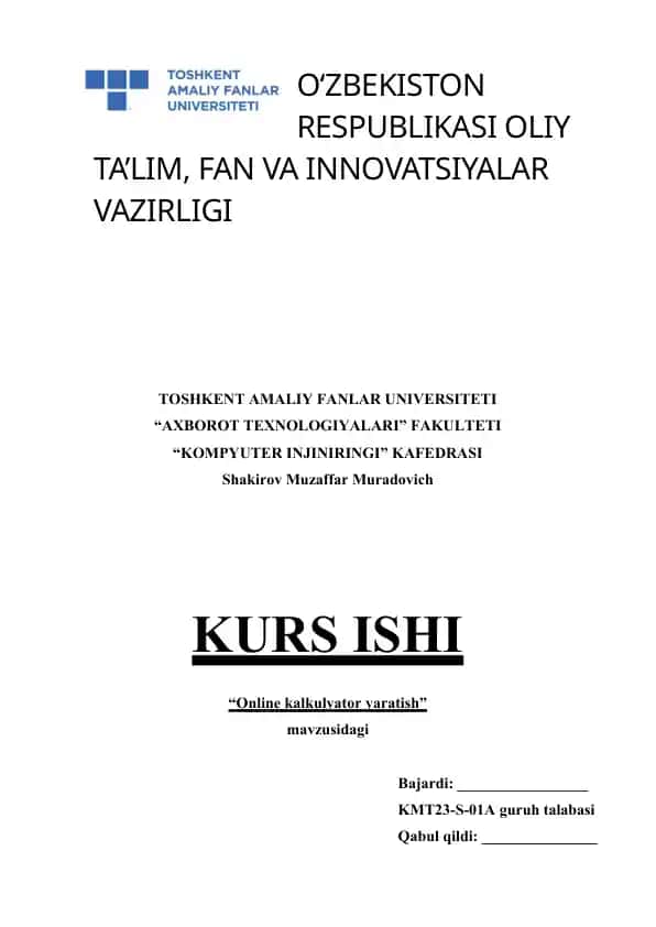 Internet va veb-ilovalar rivojlanish bosqichlari