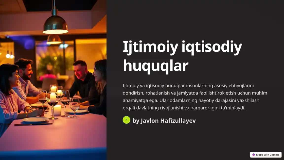 Ijtimoiy iqtisodiy huquqlar
