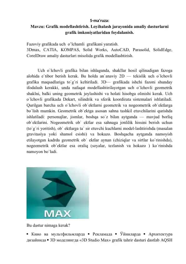 Grafik modellashtirish