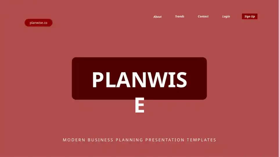 Modern Business Planning Presentation Templates