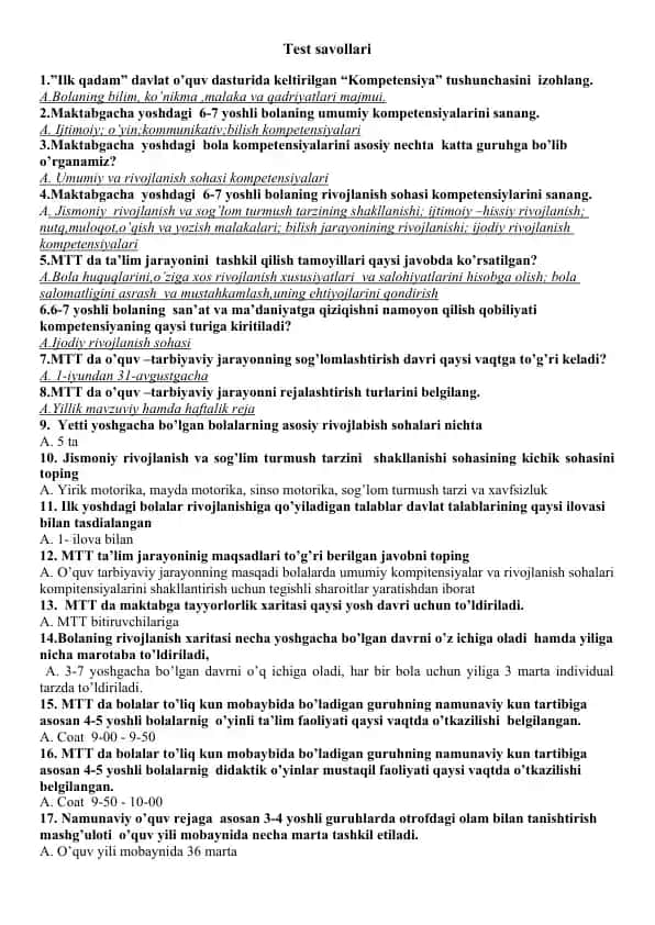 Kompetensiya tushunchasi