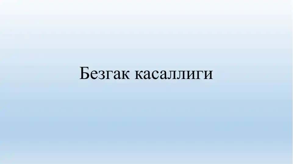 Bezgak kassaligi