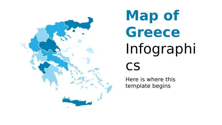 Map of Greece Infographics