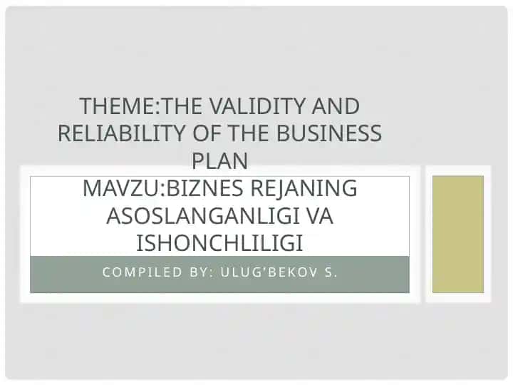 How to Win Your Investors’ Confidence??? The Business Plan