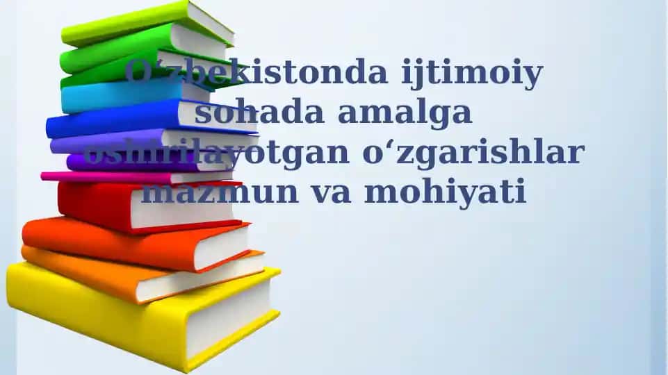 Ijtimoiy islohotlar
