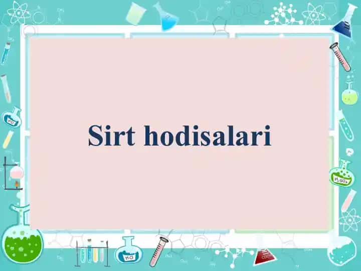 Sirt hodisalari