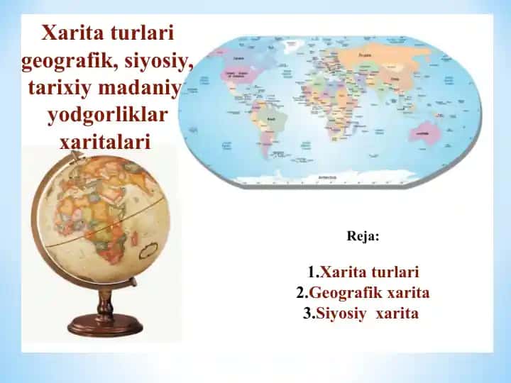 Xarita turlari