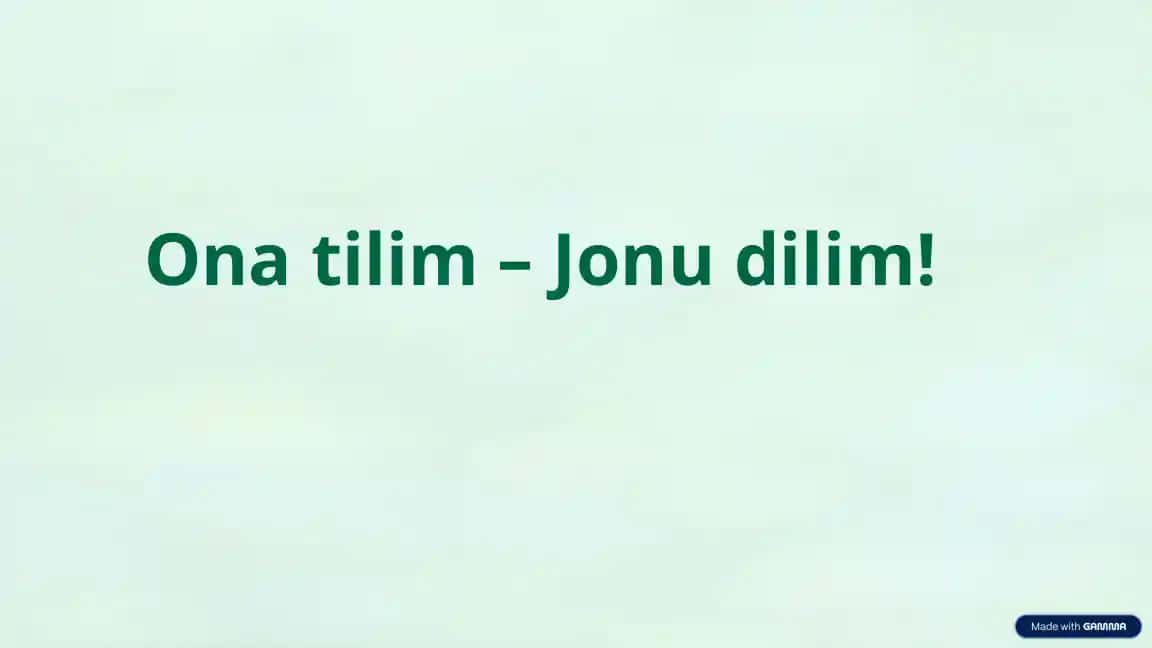 Ona tilim – Jonu dilim!