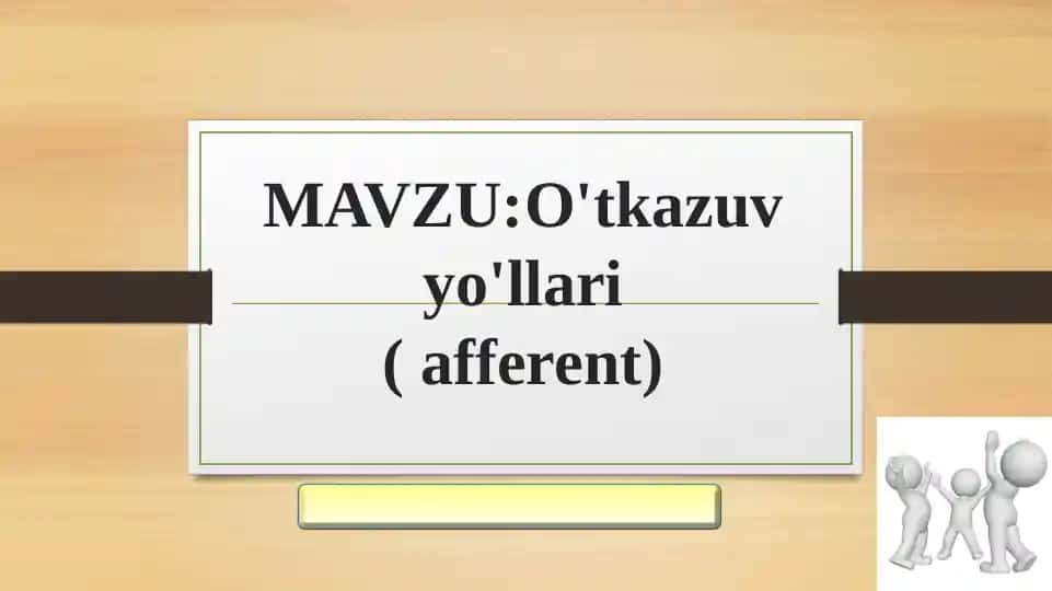 Oʻtkazuv yo'llari