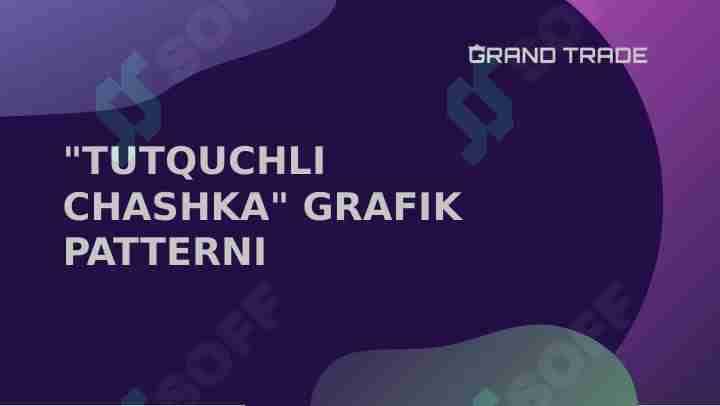 Tutquchli chashka grafik patterni. Treyding.