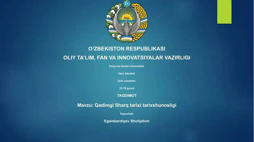 Qadimgi Sharq tarixi tarixshunosligi