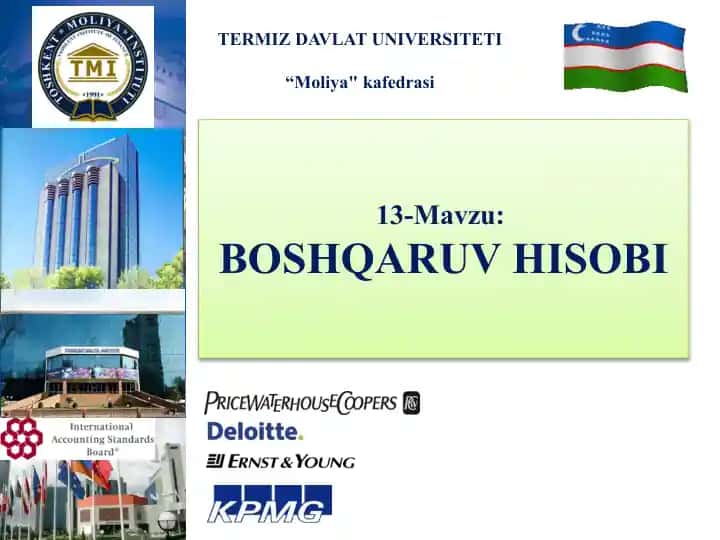 BOSHQARUV HISOBI