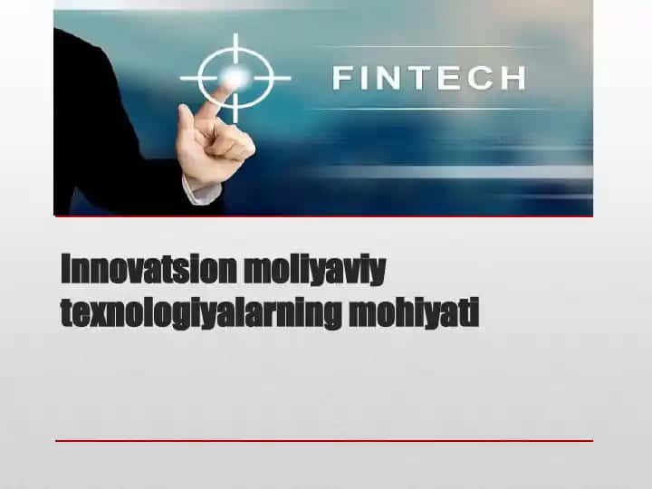 Moliyaviy texnologiyalar