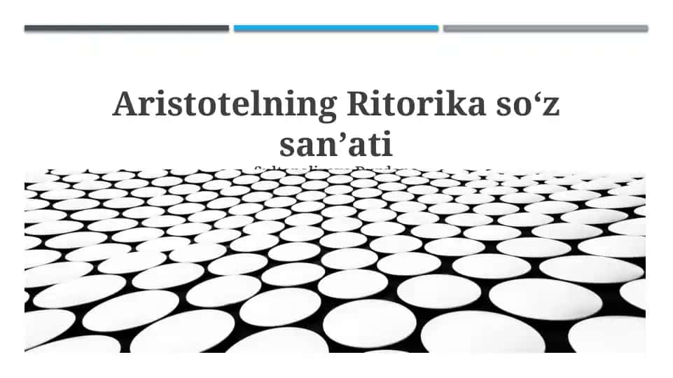 Aristotelning Ritorika soʻz sanʼati