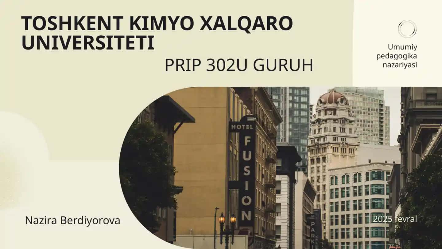 Umumiy pedagogika nazariyasi