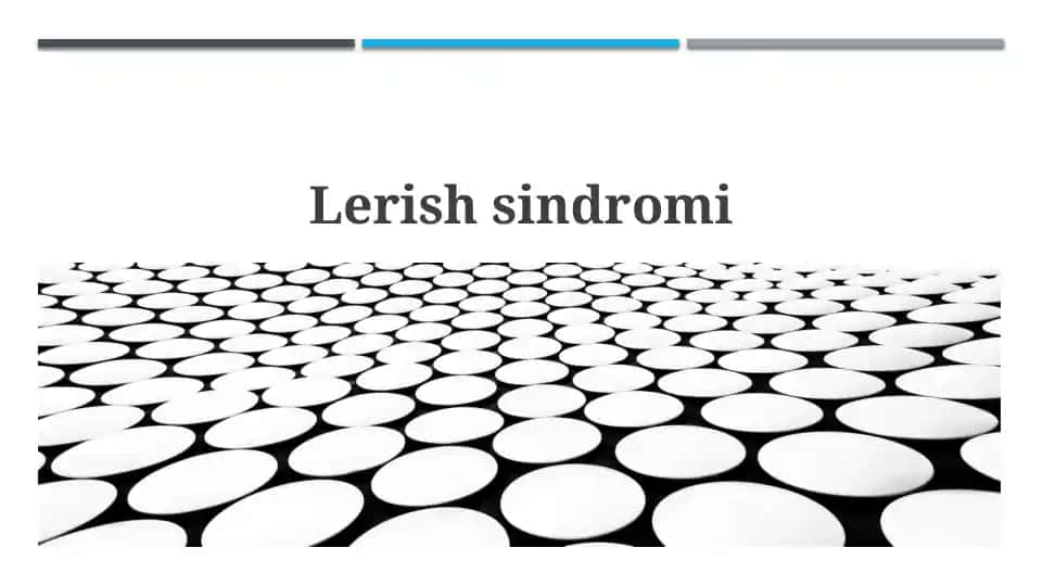 Lerish sindromi