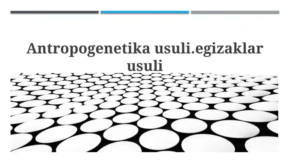 Antropogenetik usul