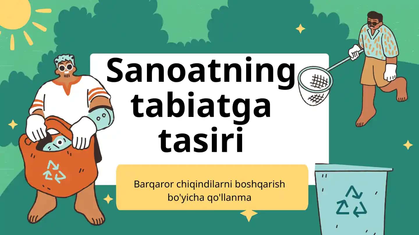 Sanoatning tabiatga tasiri