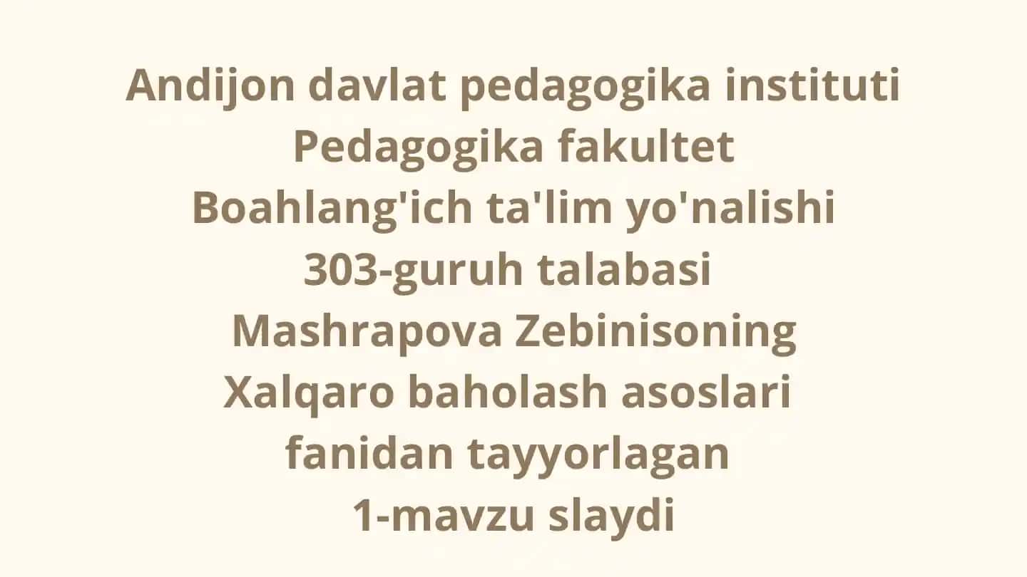 TALIS