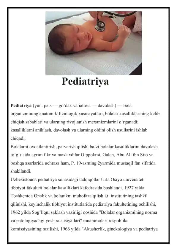 Pediatriya