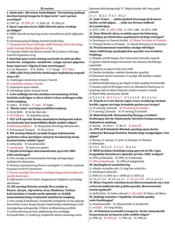 Xorazmning qadimgi davrdan hozirgi kungacha bo‘lgan tarixi