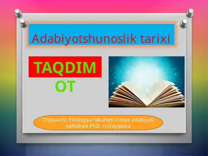 Adabiyotshunoslik tarixi