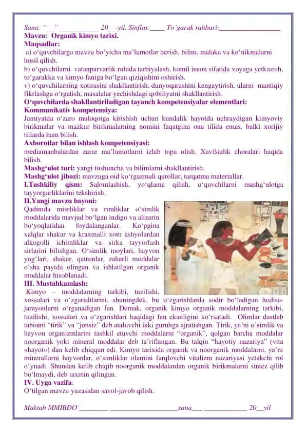 Organik kimyo tarixi