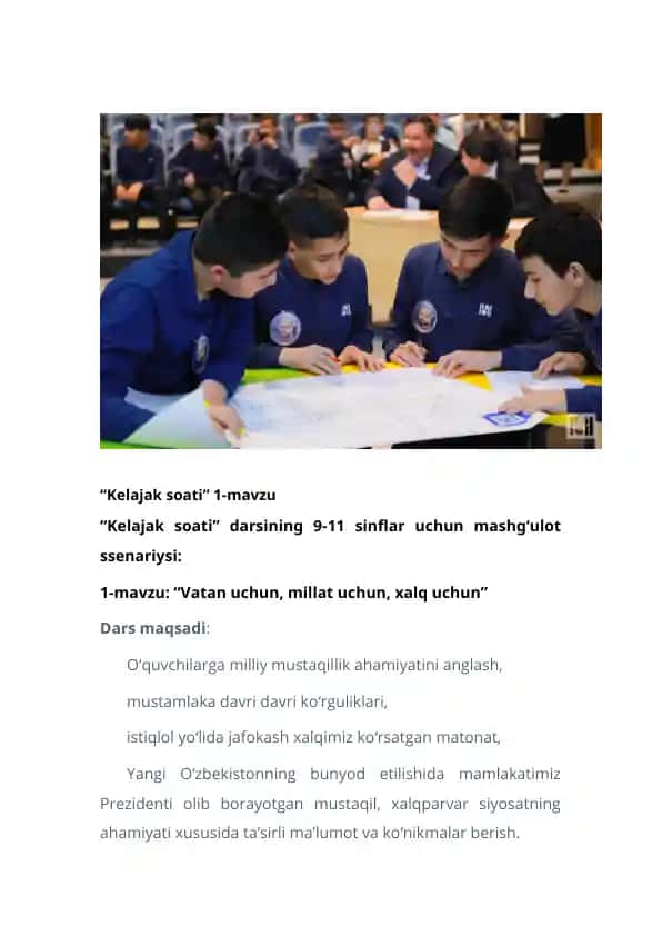 "Kelajak Soati"