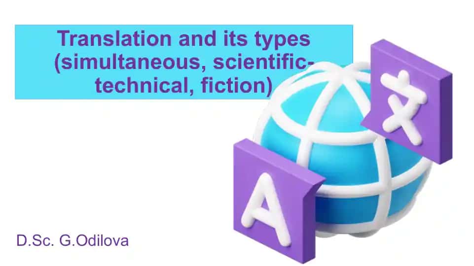 Translation and its types
