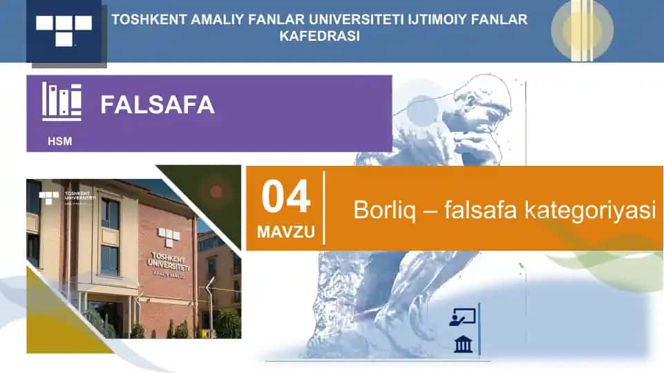 Borliq tushunchasi va falsafa tarixi