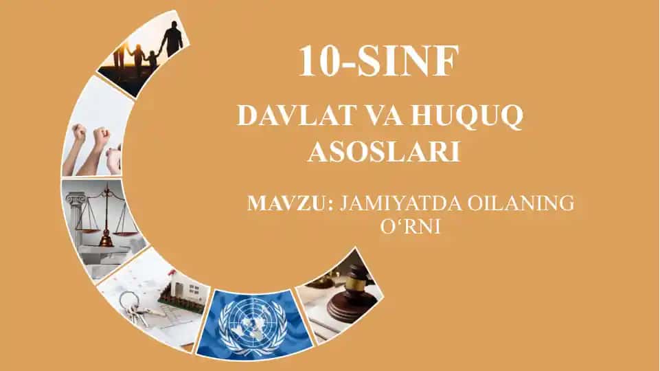 Oila – jamiyatda oʻrni