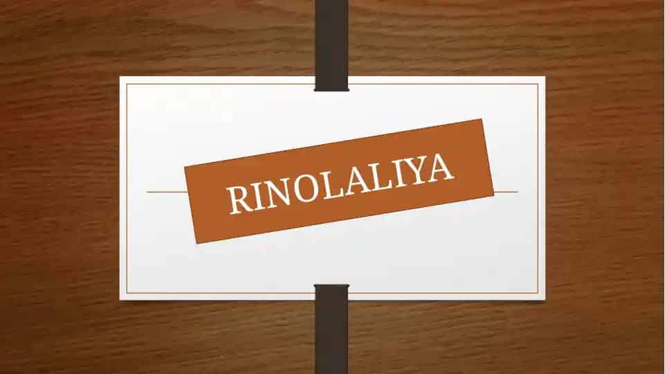 Rinolaliya