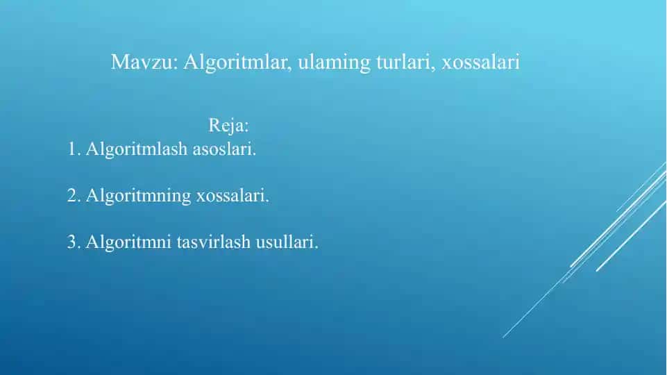 Algoritmlar