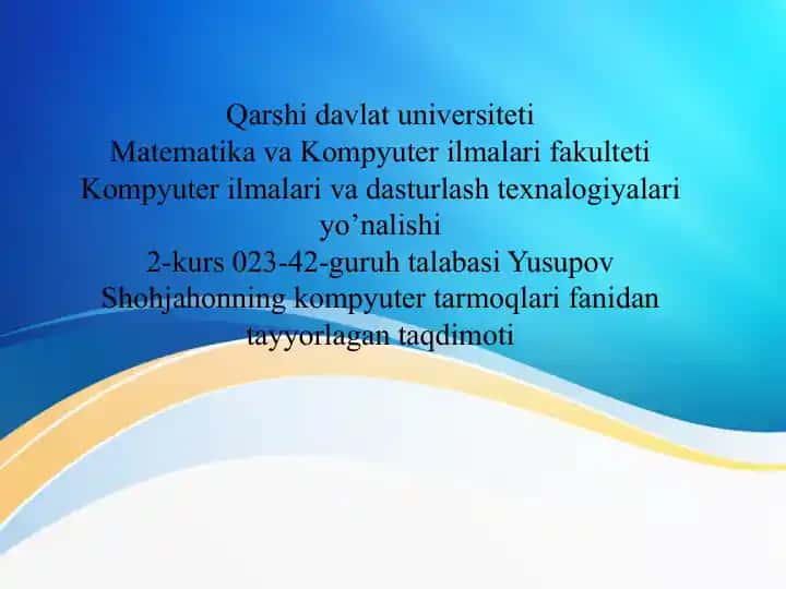 Internetda adreslash tizimi