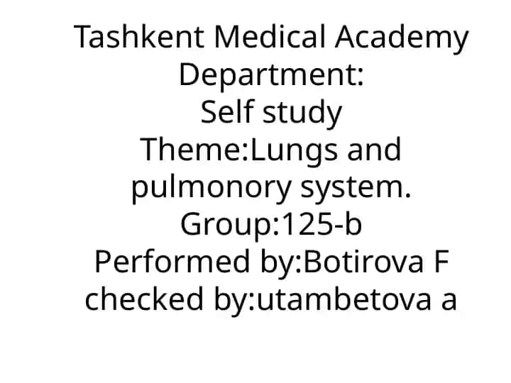 Tashkent Medical Academy