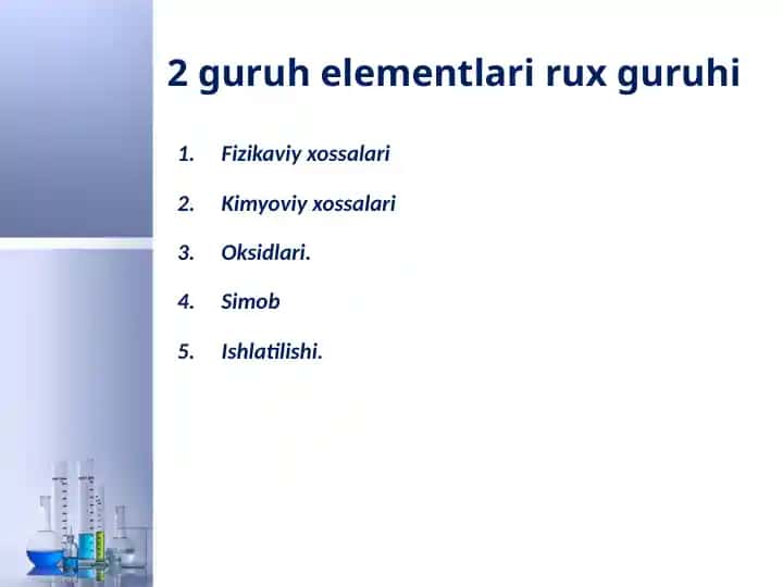 Kimyoviy elementlar ruxguruhida