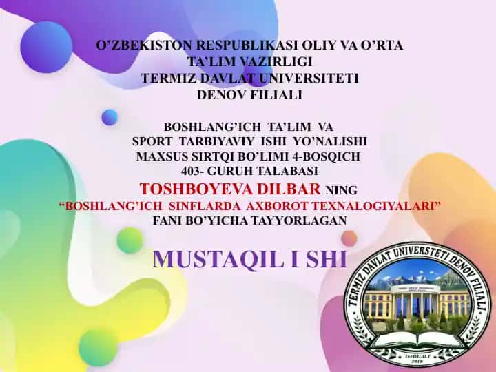 Tenglama tuzishga oid masalalarni yechishni o‘rgatishda axborot texnologiyalaridan foydalanishni o‘rganish