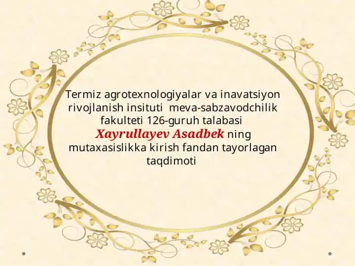 Chigitli paxta va tolaning sifat ko'rsatkichlari