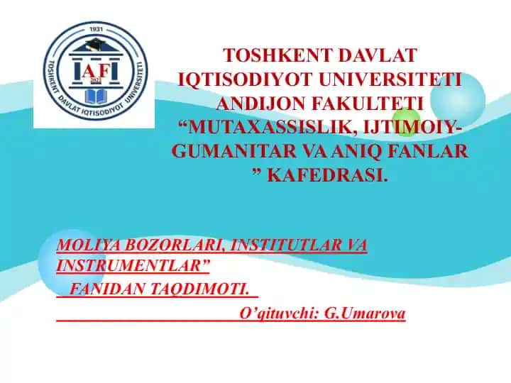 Aksiyalar bozori va uning qo‘llanilish xususiyatlari