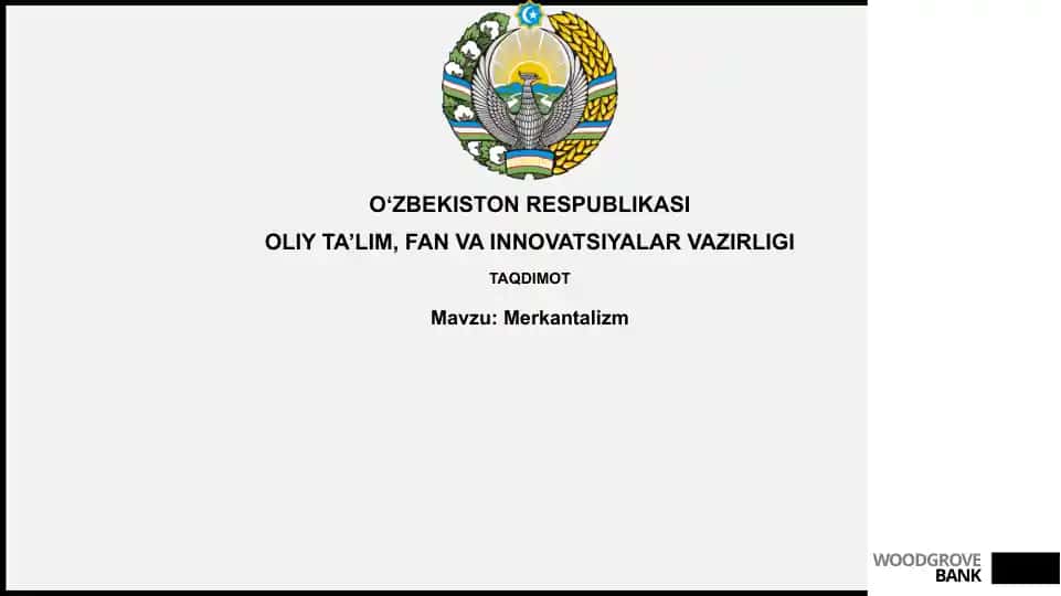 Merkantalizm