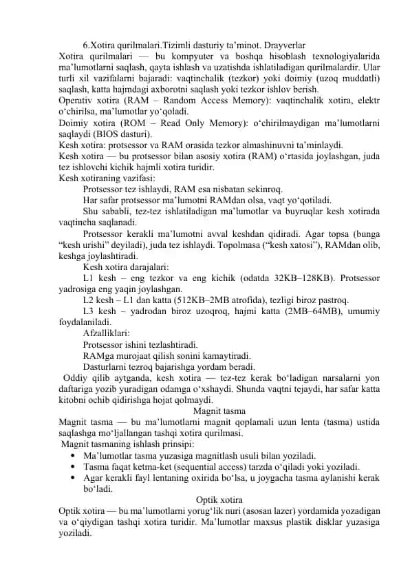 informatika 10-sinf 7-mavzu