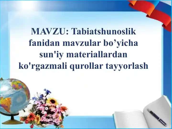 Tabiatshunoslik fanidan mavzular
